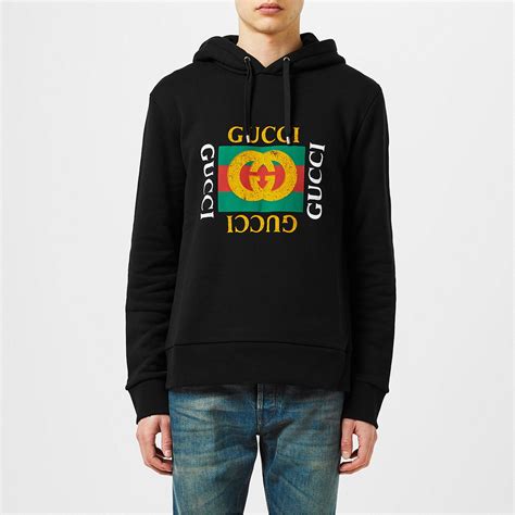 fake gucci box logo hoodie|genuine gucci hoodie.